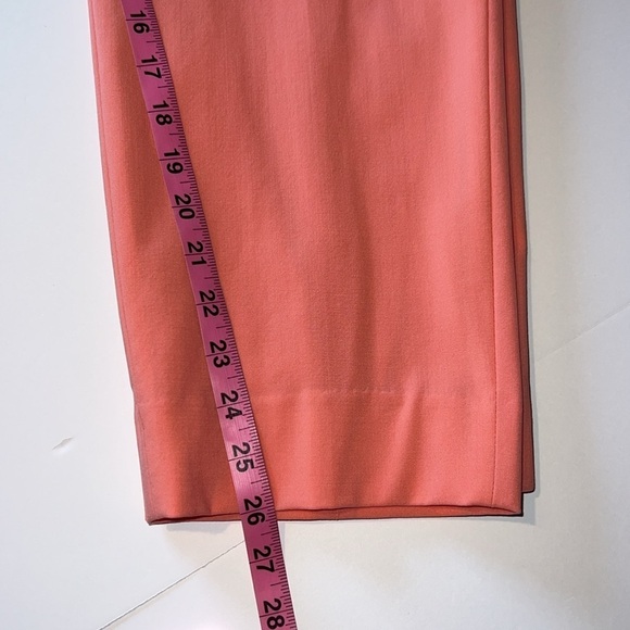 J. Crew Womens Italian Stretch Wool Tollegno 1900 Peach Business Winter Pants - Picture 13 of 14